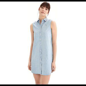 NWOT Lole Light Wash Denim Sleeveless Dress (XS)
